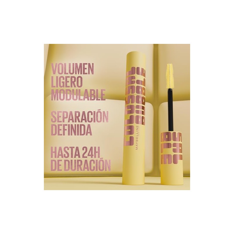 Maybelline Colossal Bubble Máscara de Pestañas, Volumen 24H, lavable, 10