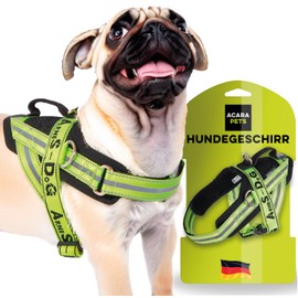 Dog Harness with 3 Metal Eyelets for Attaching Your Chest or Chest Strap to Avoid Choking Your Neck