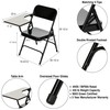 OEF Furnishings Tablet Arm (2 Pack) Folding Chair, Black