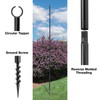 EXCELLO GLOBAL PRODUCTS String Light Pole Set with 40' LED