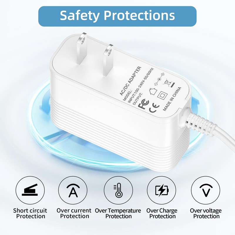 Power Cord Compatible with Skylight Calendar 15 inch, 12V Adapter
