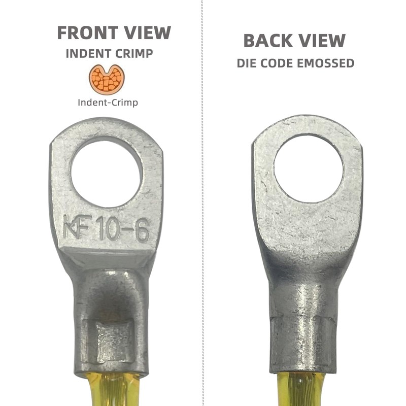 KF CPTEC Crimp Tool for Bare Crimp Terminals 1.25-8mm² Bare