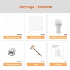 AWTATOS 6 Cube Storage Wire Closet Organizers DIY Stackable Storage