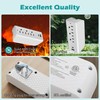 Surge Protector Outlet Extender Wall Tap Adapter, 3 AC Multi-Outlet