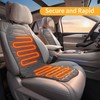 Mrsenloi 2 PCS Seat Cushion Comfortable Winter Seat Cover for