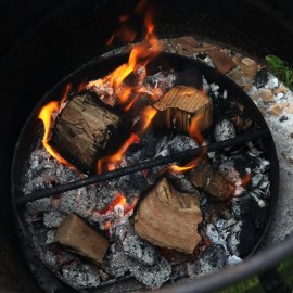 Western 500 CU IN Hickory Chunk Box CS Smoking Wood Chunks Free Shipping