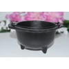 Nature Land Candles Large Cast Iron Cauldron for Incense, Resin/Cones