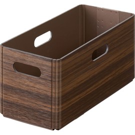 King Jim KW1012 Hula Storage Box, Keni, Stacking Unit Box, S, Brown