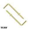 TERF® 38mm Square Bend Shoulder Cup Hook Screw 38mm (1.5
