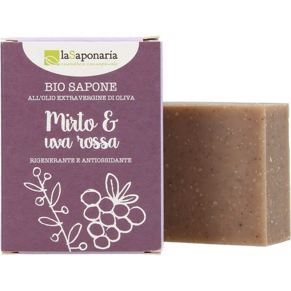 La Saponaria Myrthle & Red Grape Soap, 100 g