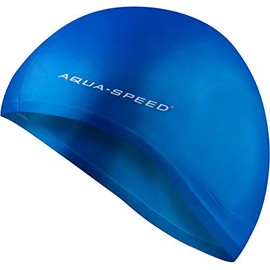 Aqua Speed Swimming Cap with Ear Pockets, Swimming Cap for Men and Women, Blue Swimming Cap, Waterproof, Swimming Cap, Swimming Cap, Swimming Cap, Swimming Cap, Swimming Cap, Swimming Cap, Blue, Ear