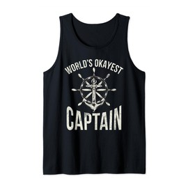 Boating Worlds okayest Captain Tank Top