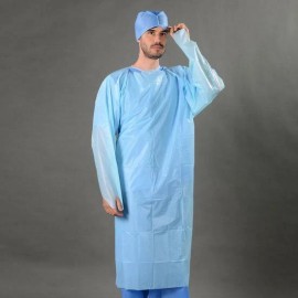 CPE 35 Gown Disposable Polyethylene Medical Isolation Gown 20/40/60/80/10 - 80