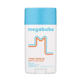 MegaBabe Thigh Rescue Anti Chafe Stick with Aloe, Pomegranate and Grapeseed Oil (MegaBabe Thigh Rescue Anti Chafe Stick con aloe, granada y aceite de semilla de uva)
