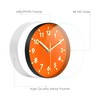 Topkey 8” Round Silent Wall clock Easy Read Big Numbers