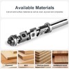 SpeTool Carbide Insert Spiral Flush Trim Router Bit 1/2 Inch