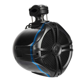 BELVA BT8RGB Pair of 600W (300W RMS) 8-inch Marine Tower Speakers with RGB Lights and Remote for Boats/ATV/UTV/Motorcycles/SxS/Golf Cart