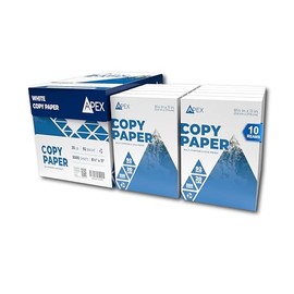 AUKSales Printer Paper, 20 lb Copy Paper, 8.5 x 11 Inches, 10 Ream 5000 Sheets, (500 Sheets per Ream), 92 Bright, Longer Printer Life, Brighter White (24500)