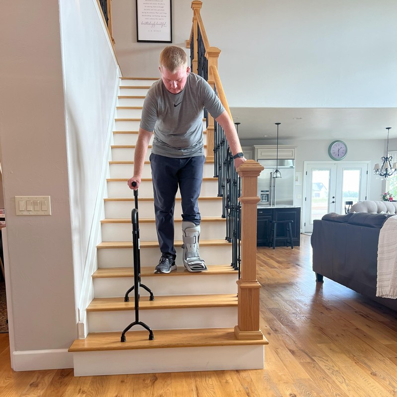 Rock Steady Cane Stair Assist Cane – Less Effort Going