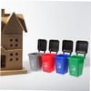 Hohopeti Miniature Garbage Can Model Educational Thickened Desktop Waste Bin