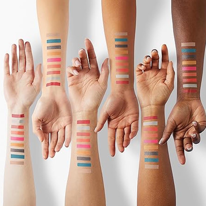 Juvia's Place Palette The Festival - Bold Coral, Red, Glittery