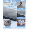 YZ HOME Cooling Body Pillow for Adults, Cold Touch Fabric,Blue