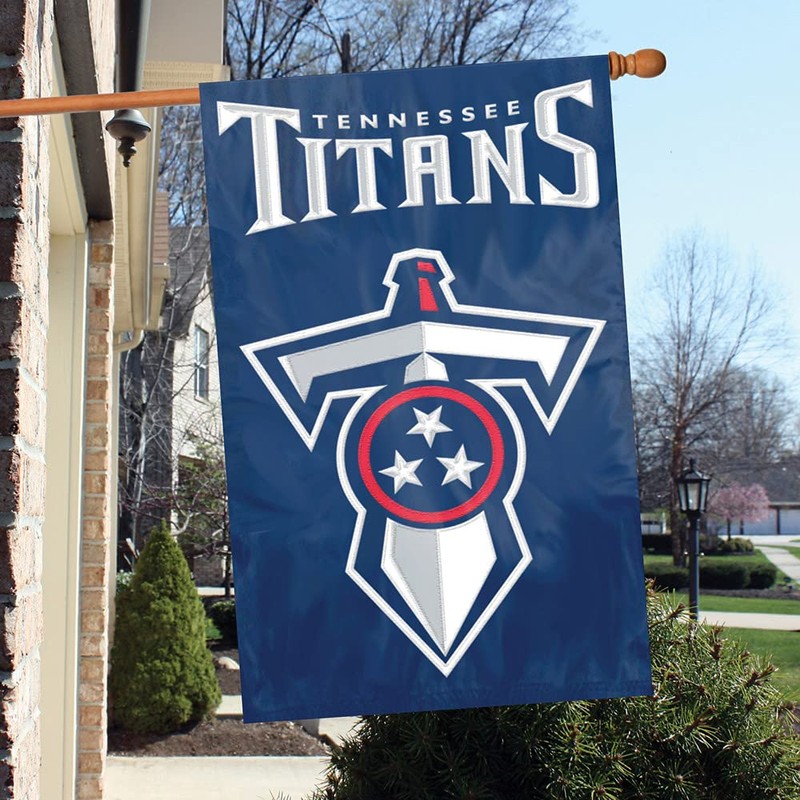 Tennessee Titans Applique Banner Flag