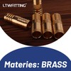 LTWFITTING Brass Barb Splicer Mender 19mm ID Hose Fitting Air