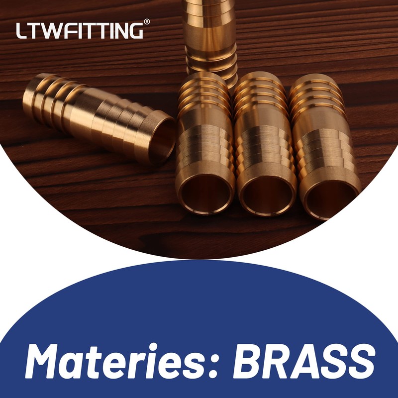 LTWFITTING Brass Barb Splicer Mender 19mm ID Hose Fitting Air