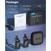 Wireless Guitar System 2.4 GHz with 6 Channels Rechargeable Audio