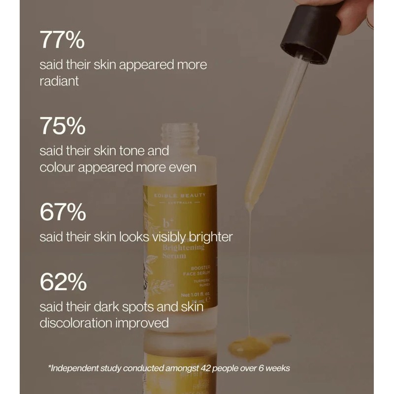 Edible Beauty Turmeric Brightening Serum 30ml