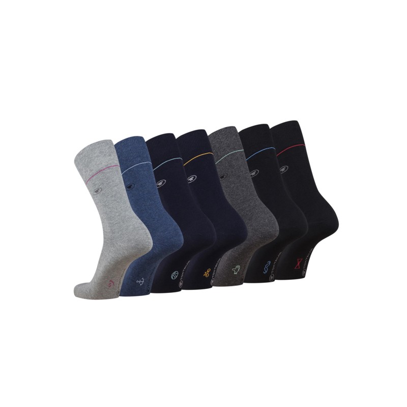 TOM TAILOR Socks Men's in a 7-Day Box - Grey