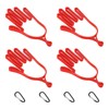 PATIKIL Golf Gloves Stretcher, 4 Pack Plastic Keeper Support Rack