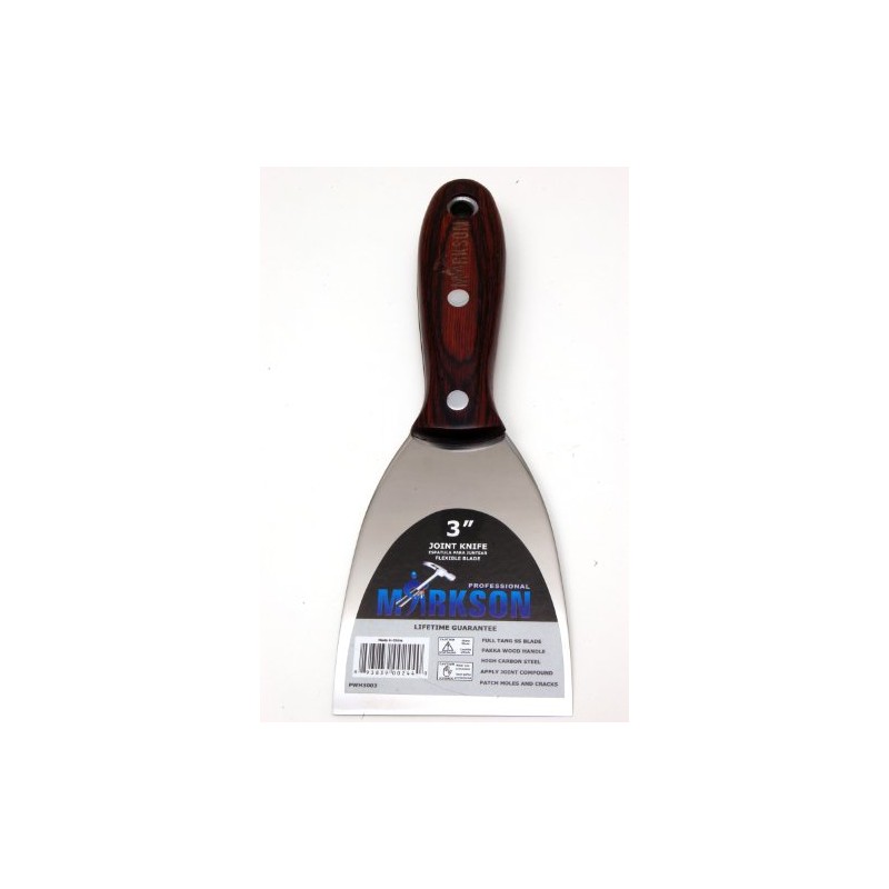 MARKSON Putty Knife 3", Scraper Tool with Pakka Wooden Handle,
