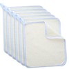 Ipetboom 2pcs Exfoliating Nylon Bath Cloths for Quick Drying Gentle