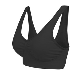 Boolavard New Seamless Sports Style Bra Crop Top Vest Comfort Stretch Bras Shapewear
