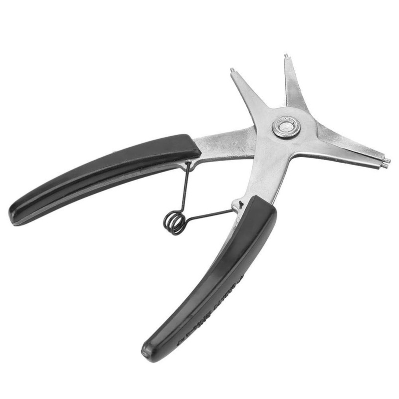 1Pc Snap Ring Pliers Dual-Purpose Circlip Pliers Removing Reassembling Tool