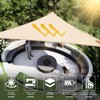 Vexoria Sun Shade Sail Canopy, 12'x 12'x 12' Triangle 95%
