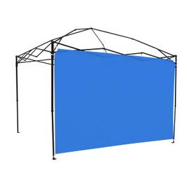 Ozark Trail Sun Wall / Shade Wall / Sidewall for 10 x 10' Straight Leg Gazebo / Canopy / Tent, Blue (Sun Wall Accessory Only. Gazebo Not Included.)