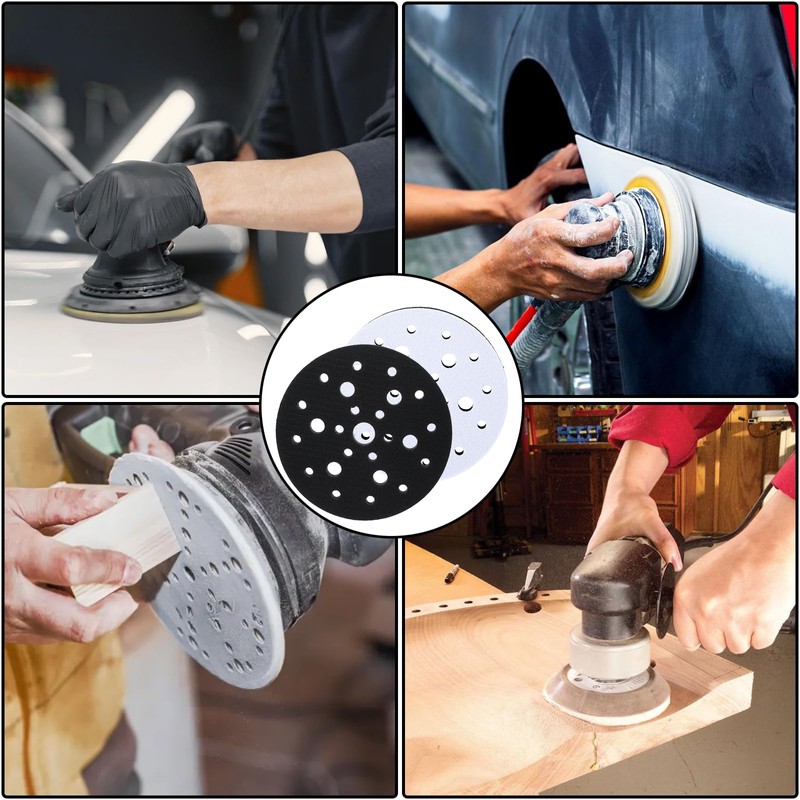 Wanmu 6Pcs Foam Interface Pads, 6 Inch 25 Holes Hook