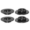 sourcing map 4pcs Flanged Sleeve Bearings 12.1mm Bore 14.7mm OD