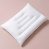 Pozino Flat Thin Pillows for Sleeping - Queen Size Slim