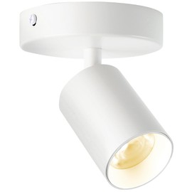 XLGHZOO White Surface Mounted LED Ceiling Spotlight Directional Spot Lights Indoor Bright Can Accent Fixture for Living Room Bedroom - CRI92 Flicker Free 7W 560LM 3000K Warm White (Driver includ)