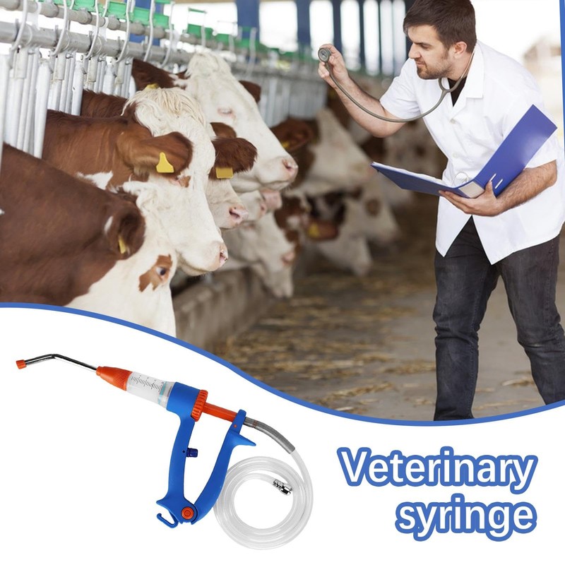 Automatic Livestock Syringe | 20ml Poultry Syringe Equipment - Veterinary