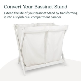 UPPAbaby Bassinet Stand Hamper Insert / Dual-Compartment and Carry Handles / Durable Construction