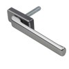 SIEGENIA Si Portal Bi Folding Flat Door Handles to Suit Bi Fold Handle Doors Bifold Windows (Silver)