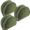 3 X Green Fishing Reel Cases For Coarse Carp Fishing