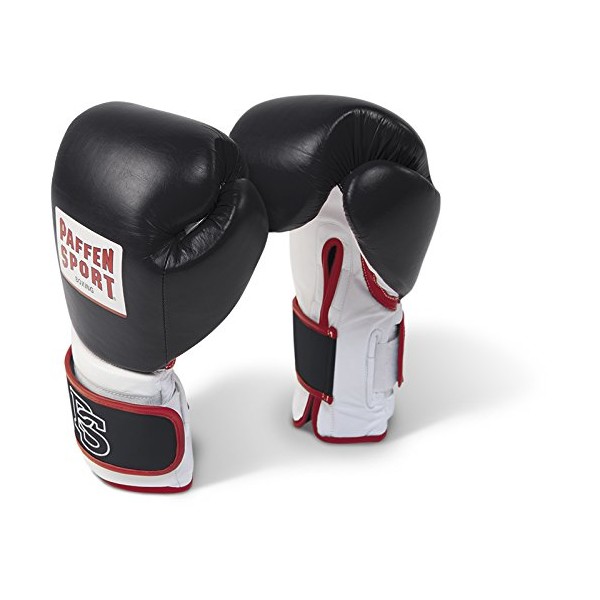 Paffen Sport PRO PERFORMANCE Boxing gloves for sparring; black/white/red; 20