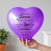 XLSXEXCL 60 Pcs Memorial Balloons 10 Inch Heart Shape Latex