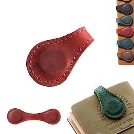 UrbanTrail Magnetic Bookmarks for Reading - Thoughtful Book Lovers' Gifts and Stylish Book Accessories - Keep Your Place in Your Favorite Books with These Lovely Magnetic Page Markers (Color : Rojo